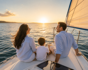 Family exploring the Enagic lifestyle opportunity